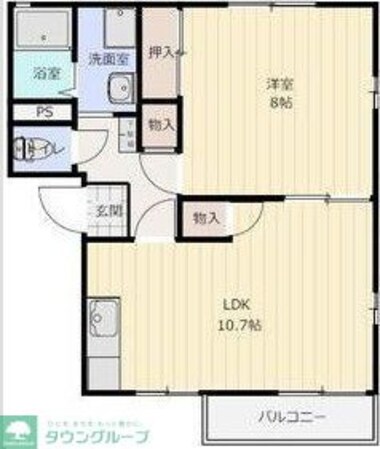 ロジュマンCの物件間取画像
